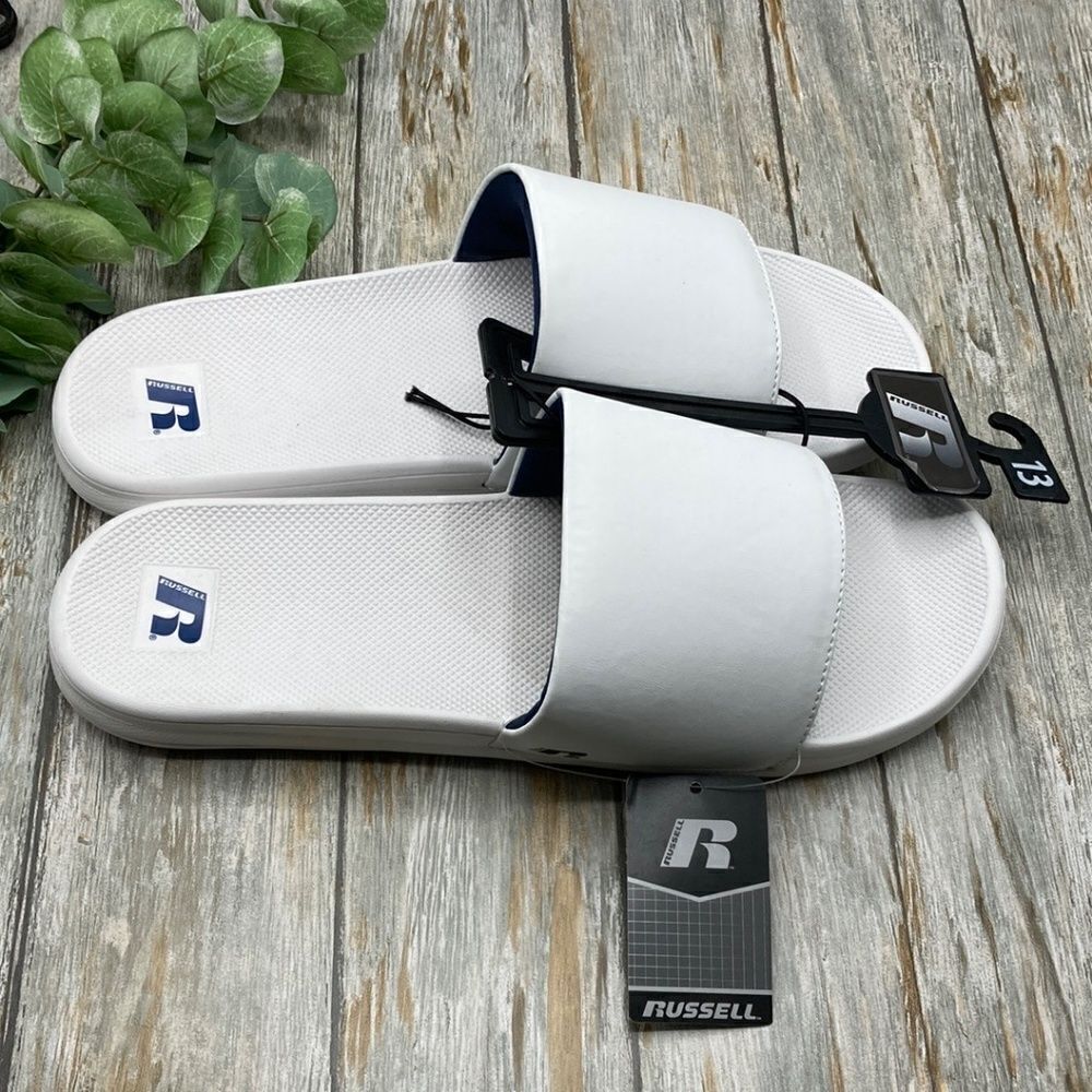 Men's Comfy Contoured Footbed Sport Slides Sandals Shoes Size 13